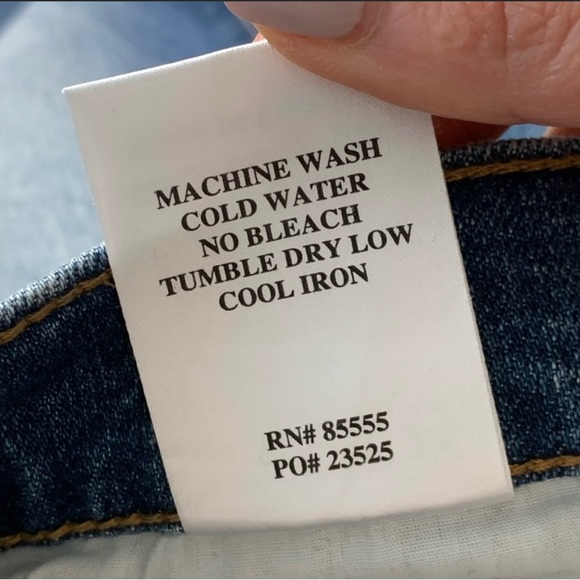 Daze High Rise Raw Hem Straight Leg Ankle Jeans - Picture 13 of 16